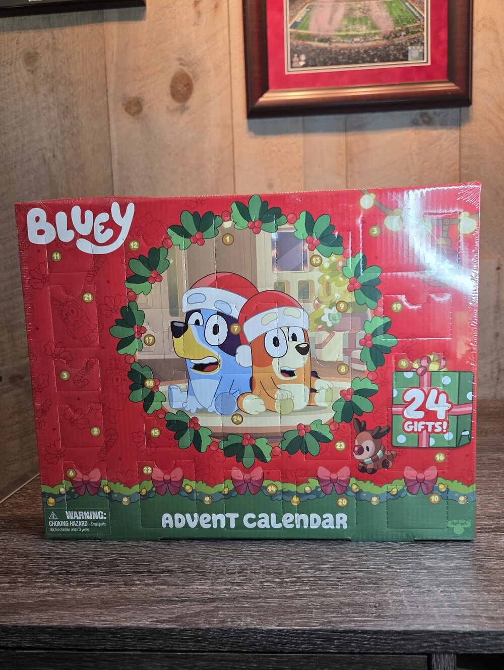 Bluey Advent Calendar 24 Toy Gifts Christmas Bluey Bingo Kids Holiday